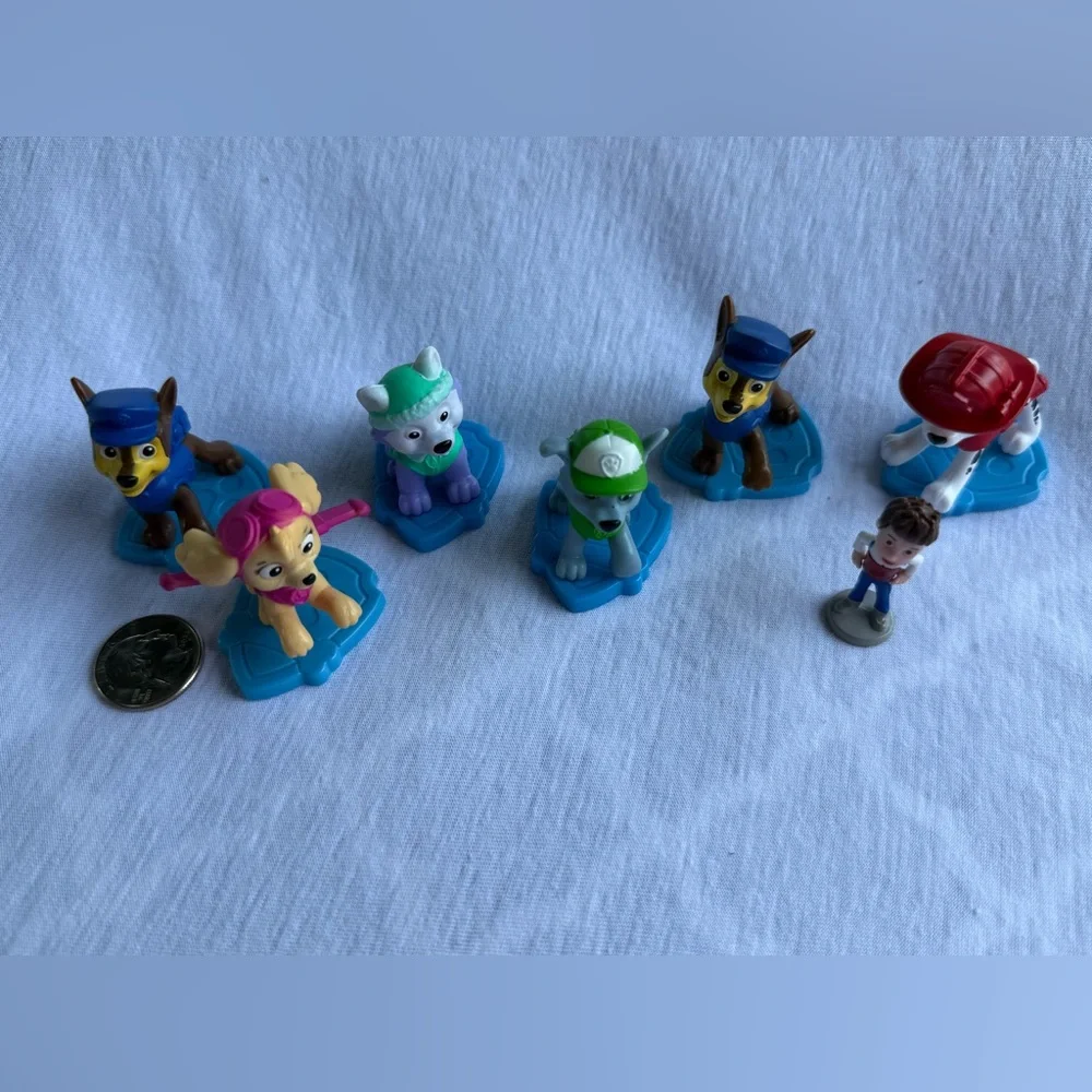 Paw Patrol Nickelodeon 7 figures characters